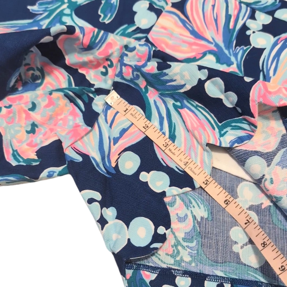 Lilly Pulitzer Going Coastal Magnolia Scallop Hem Shorts Size 6 - Picture 6 of 9